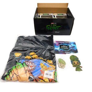 New Open Box Funko Pop Marvel I Am Groot Collector Corps 2022 Large 1055 1056 L